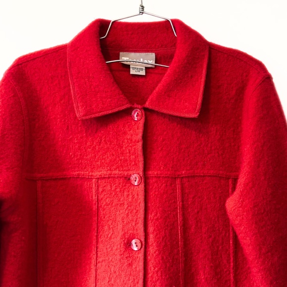 TanJay Lightweight Jacket Red Size L - Picture 2 of 6